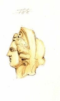 187 or 188 sideways female head